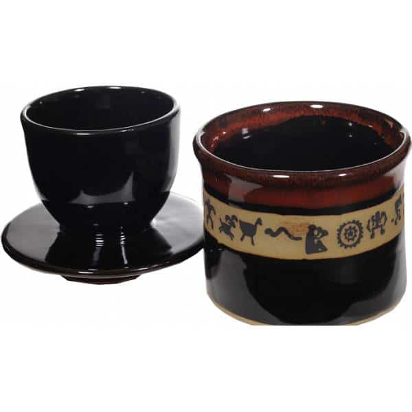 Mini Petroglyph French Butter Keeper
