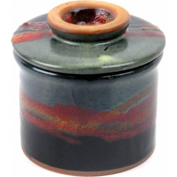 A Non-Pattern Glazed French Butter Keeper