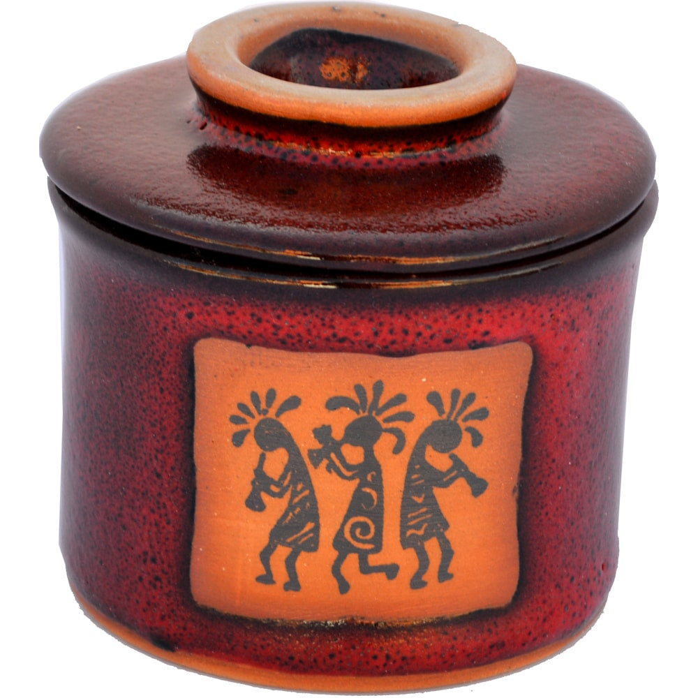 Trio Kokopelli French Butter Keeper