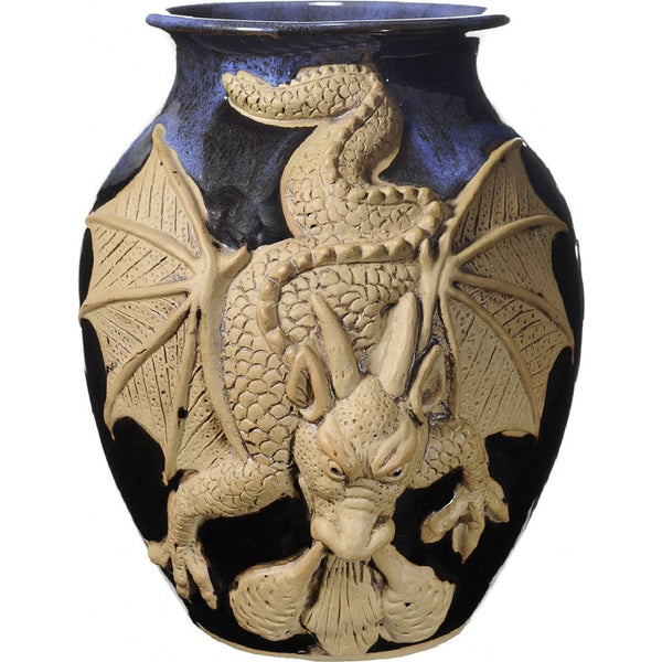 3-D Angry Dragon Vase