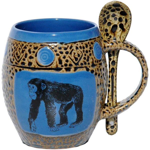 Chimp 2 Mug with Spoon