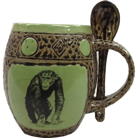 Chimp Mug with Spoon