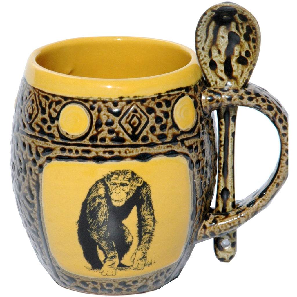 Chimp Mug with Spoon