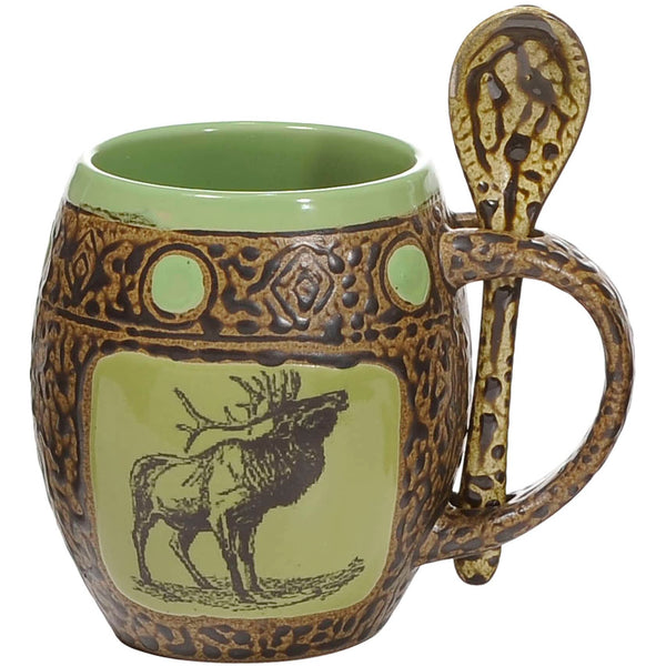 Elk 2 Mug with Spoon