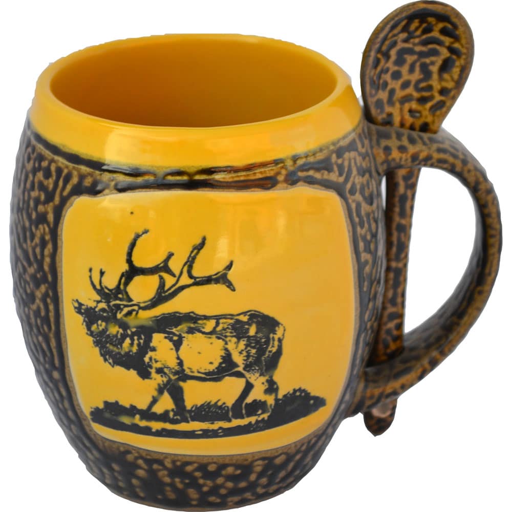 Elk Mug with Spoon