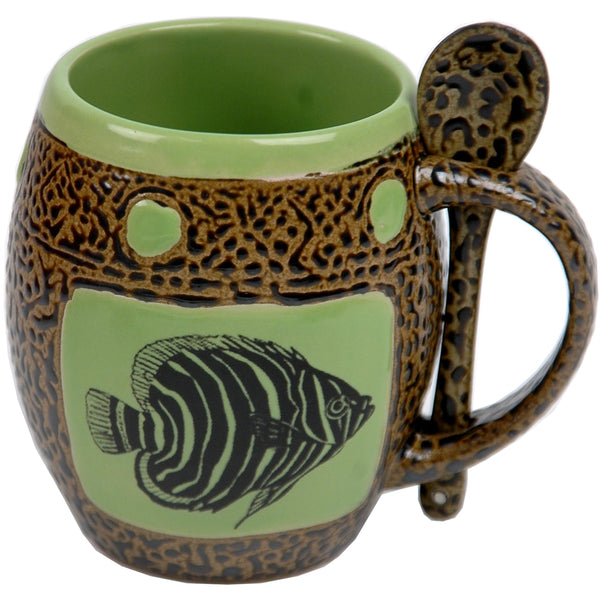 Fish Mug with Spoon