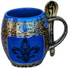Fleur De Lis Blue