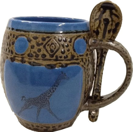 Giraffe 3 Mug with Spoon