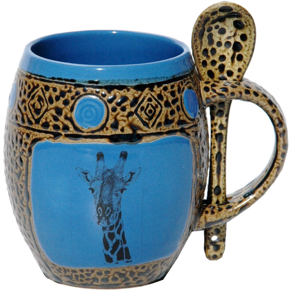 Giraffe 1 Mug with Spoon