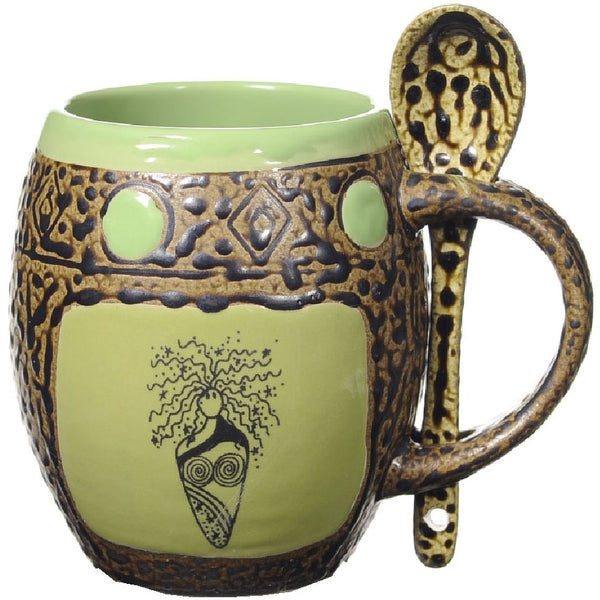 Goddess Mug with Spoon