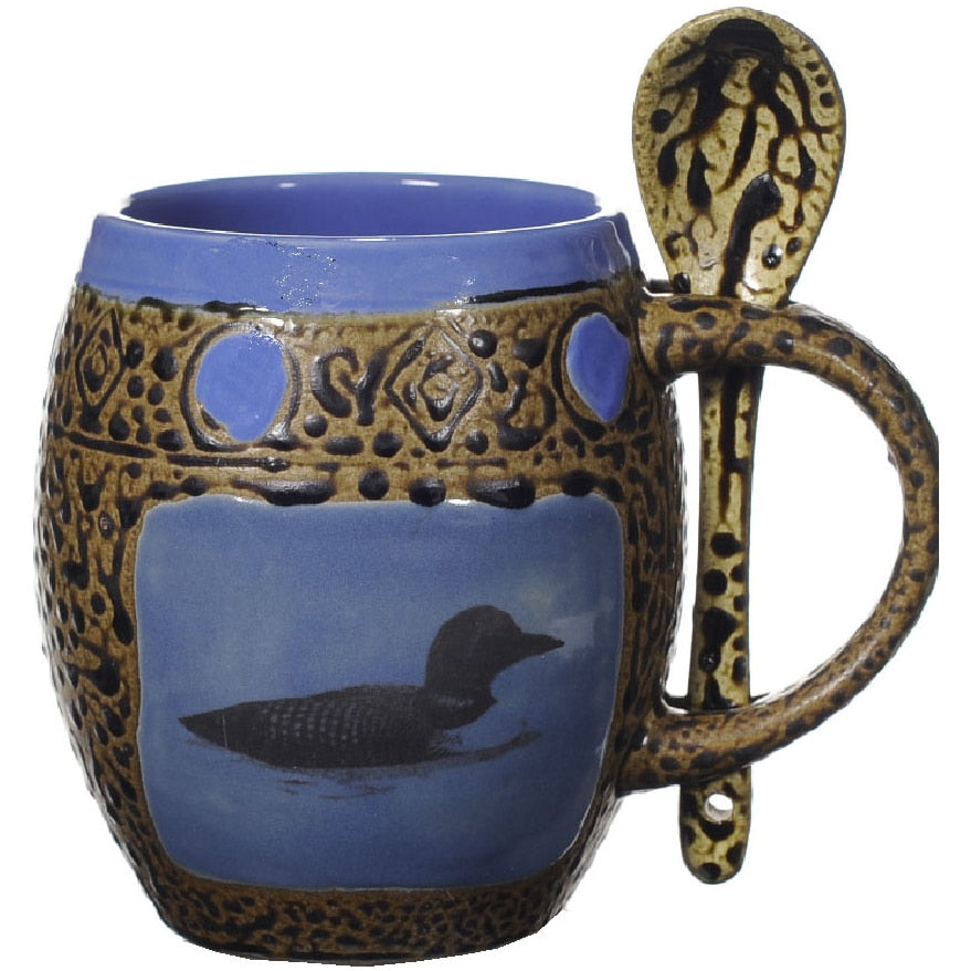 Loon Mug with Spoon