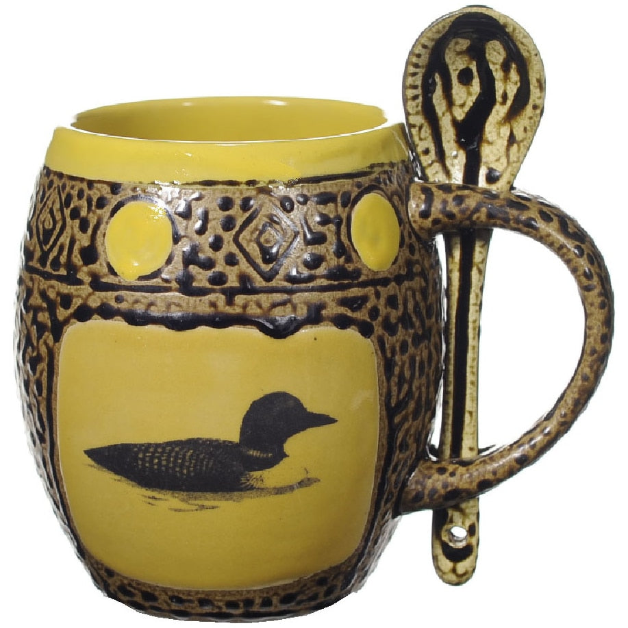 Loon Mug with Spoon