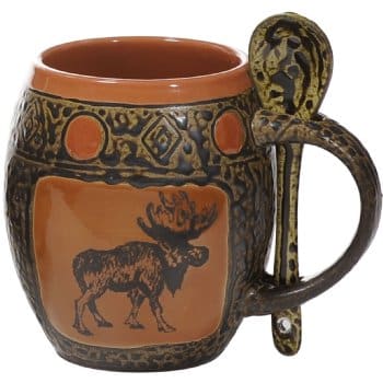 Moose 2 Mug with Spoon