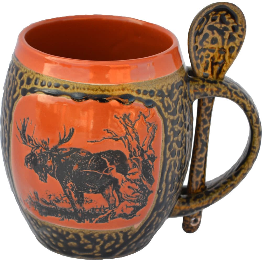 Moose 1 Mug with Spoon
