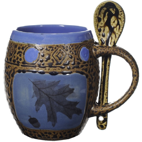 Oak Leaf 1 Mug with Spoon