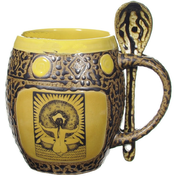 Praying Goddess Mug with Spoon