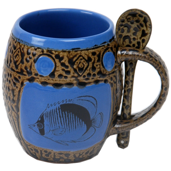 Reef Fish Mug with Spoon