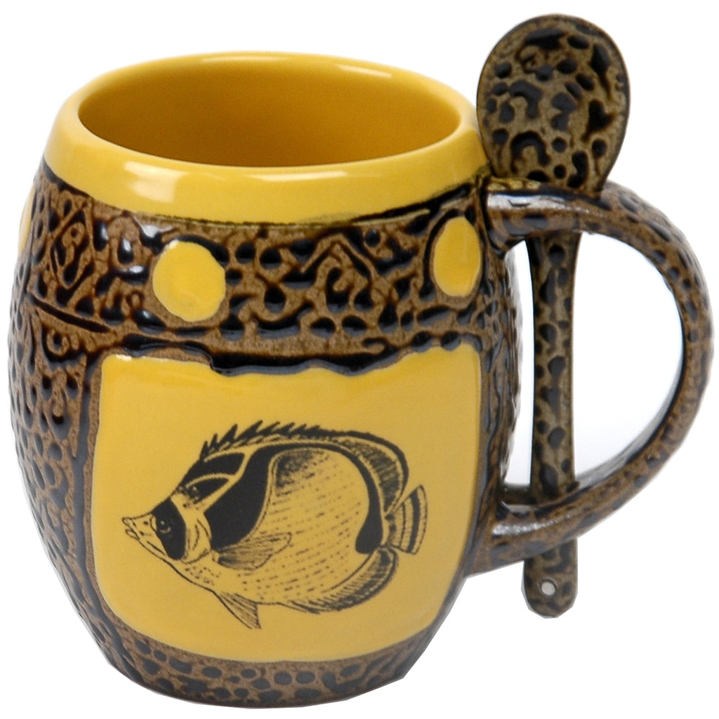 Reef Fish Mug with Spoon