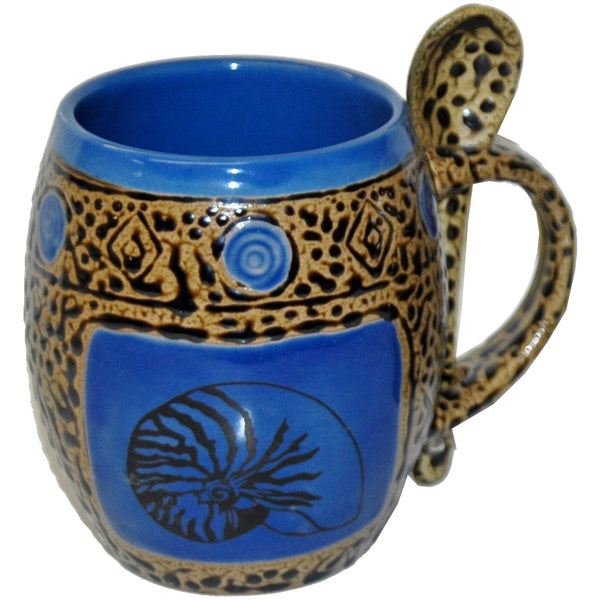 Shell 2 Mug with Spoon