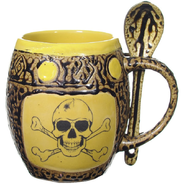 Skull -N- Crossbones Mug with Spoon