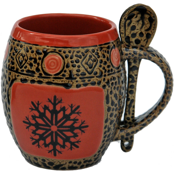 Snowflake #7 Mug with Spoon