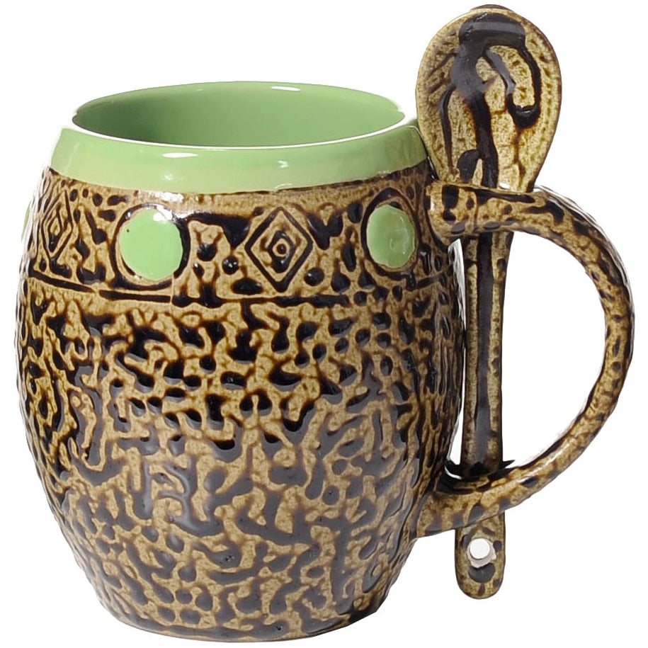Southwest Mug with Spoon