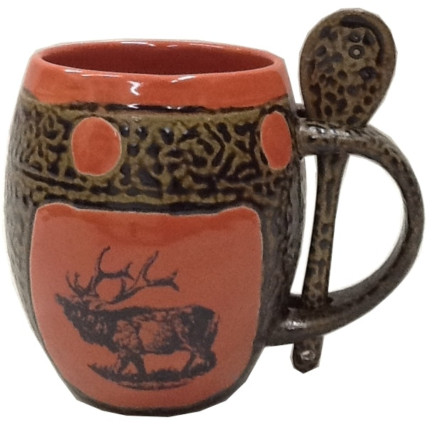 Elk Mug with Spoon