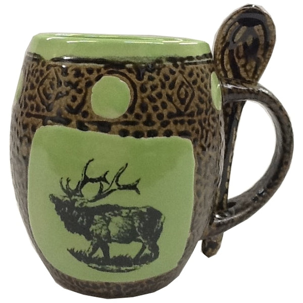 Elk Mug with Spoon