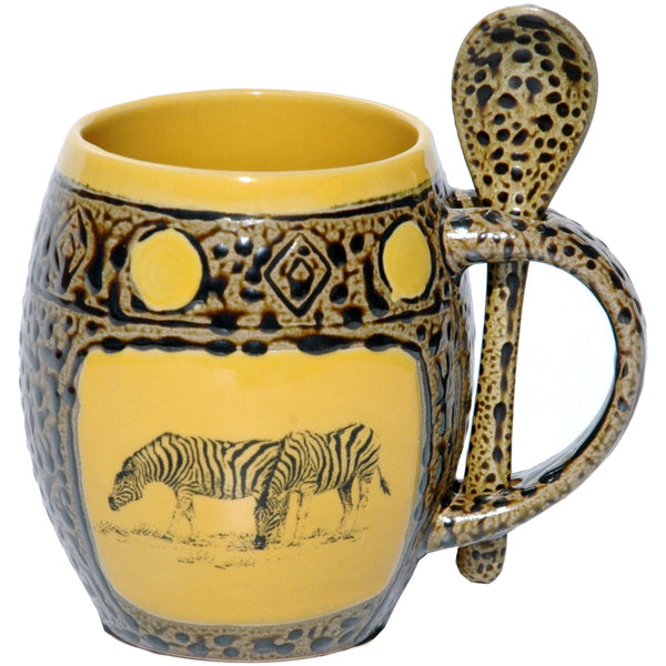 Zebras Mug with Spoon