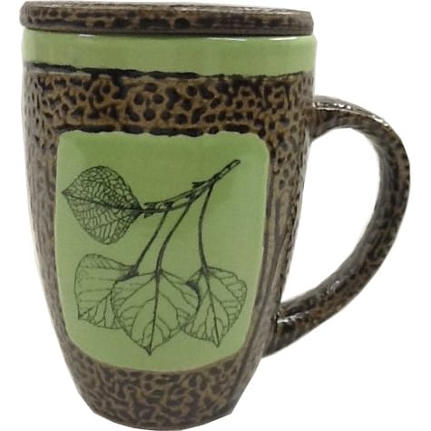 Aspen Leaf Mug with Lid