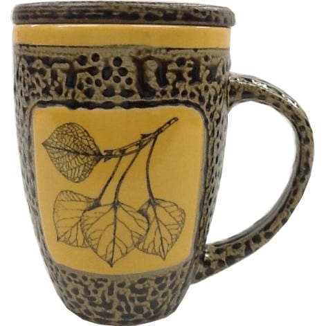 Aspen Leaf Mug with Lid