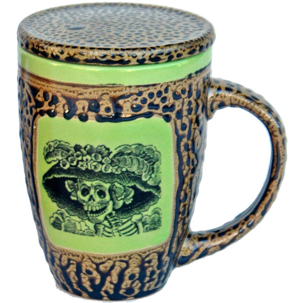 Catrina Mug with Lid