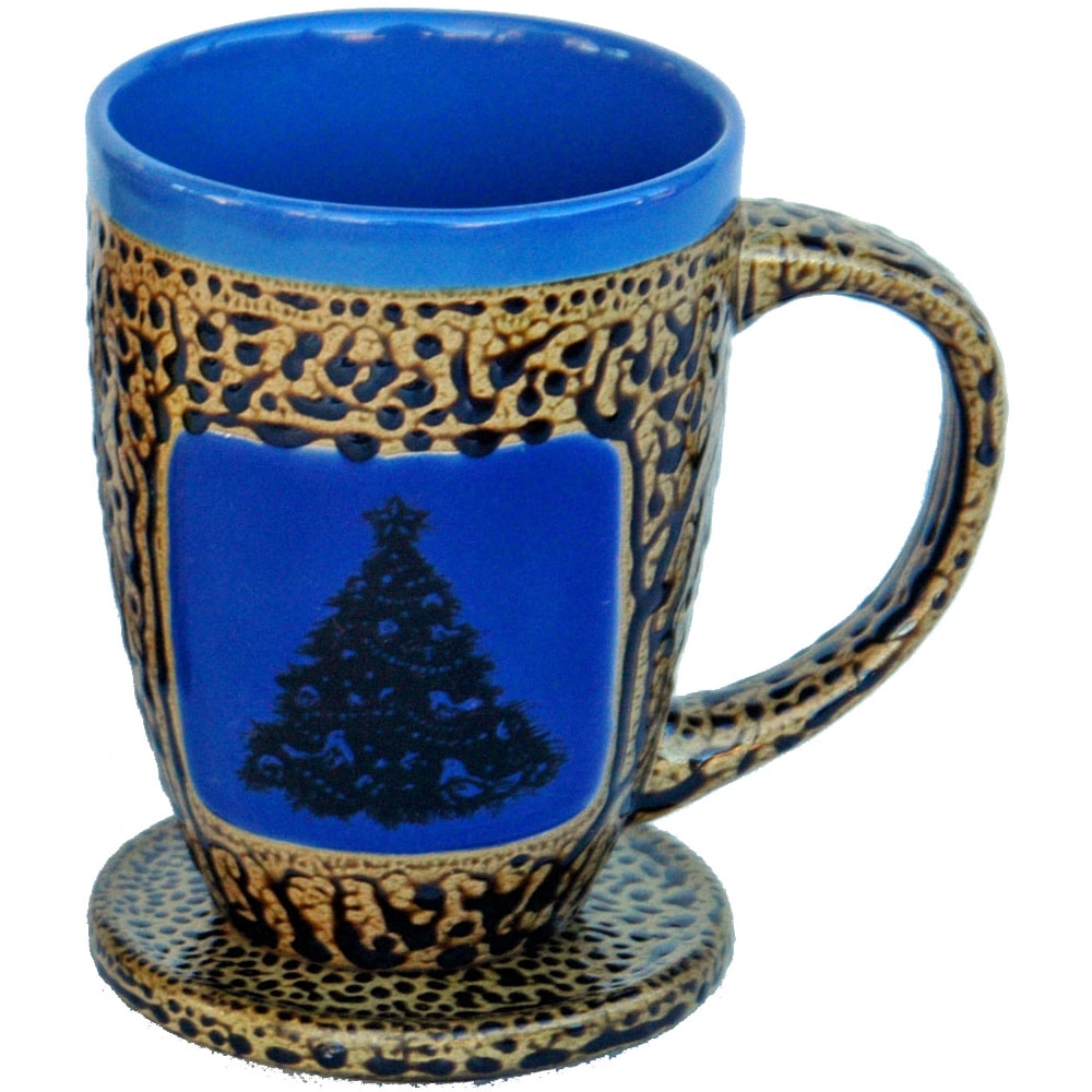 Christmas Trees Blue
