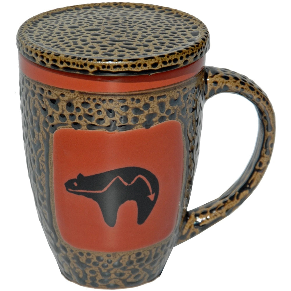 Heartline Bear Mug with Lid