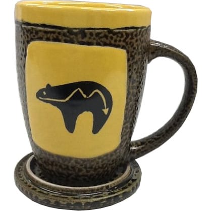 Heartline Bear Mug with Lid