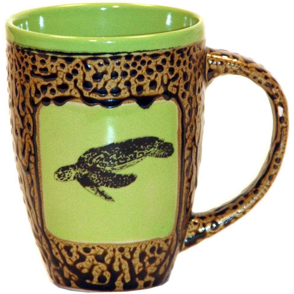 Sea Turtle Mugs with Lids Box Set