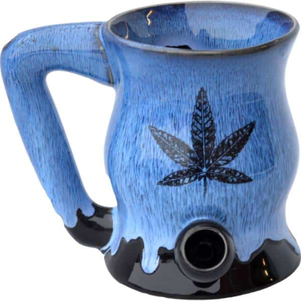 Five Point Marijuana Leaf Bake and Wake Mug