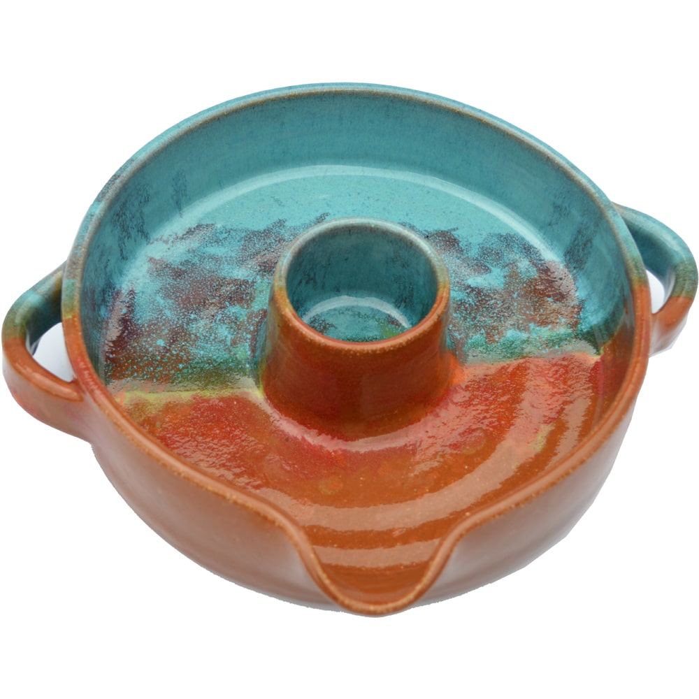 A Non-Pattern Glazed Chicken Roaster