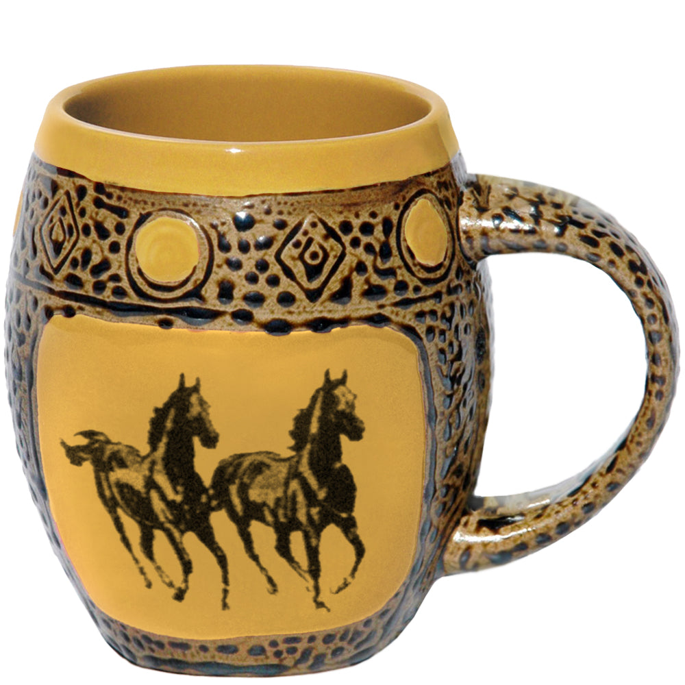 Double Runing Horse Yellow