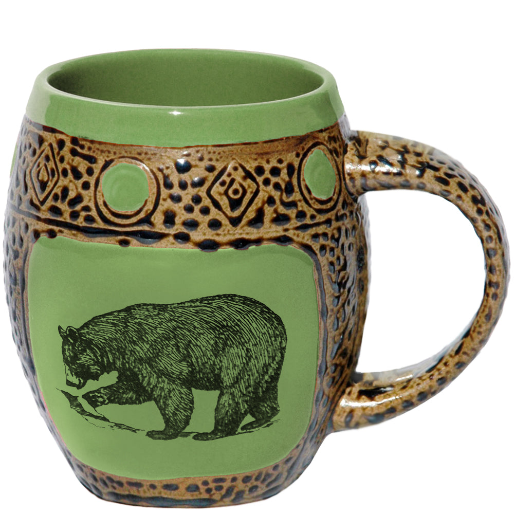 Fishing Bear Green