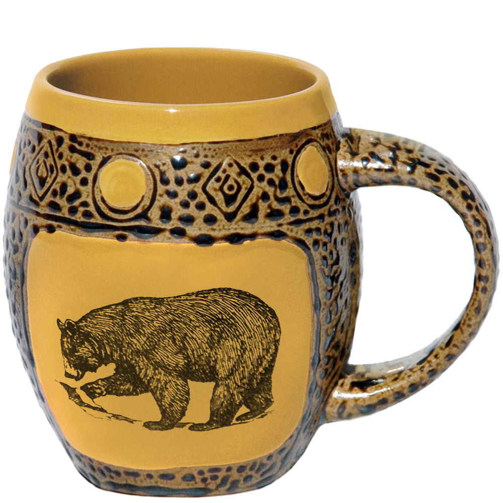 Fishing Bear Yellow