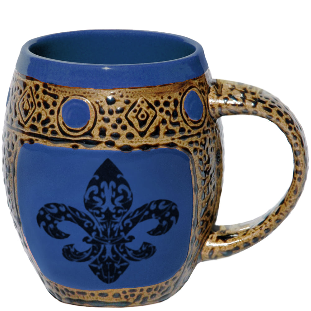Fleur De Lis Blue