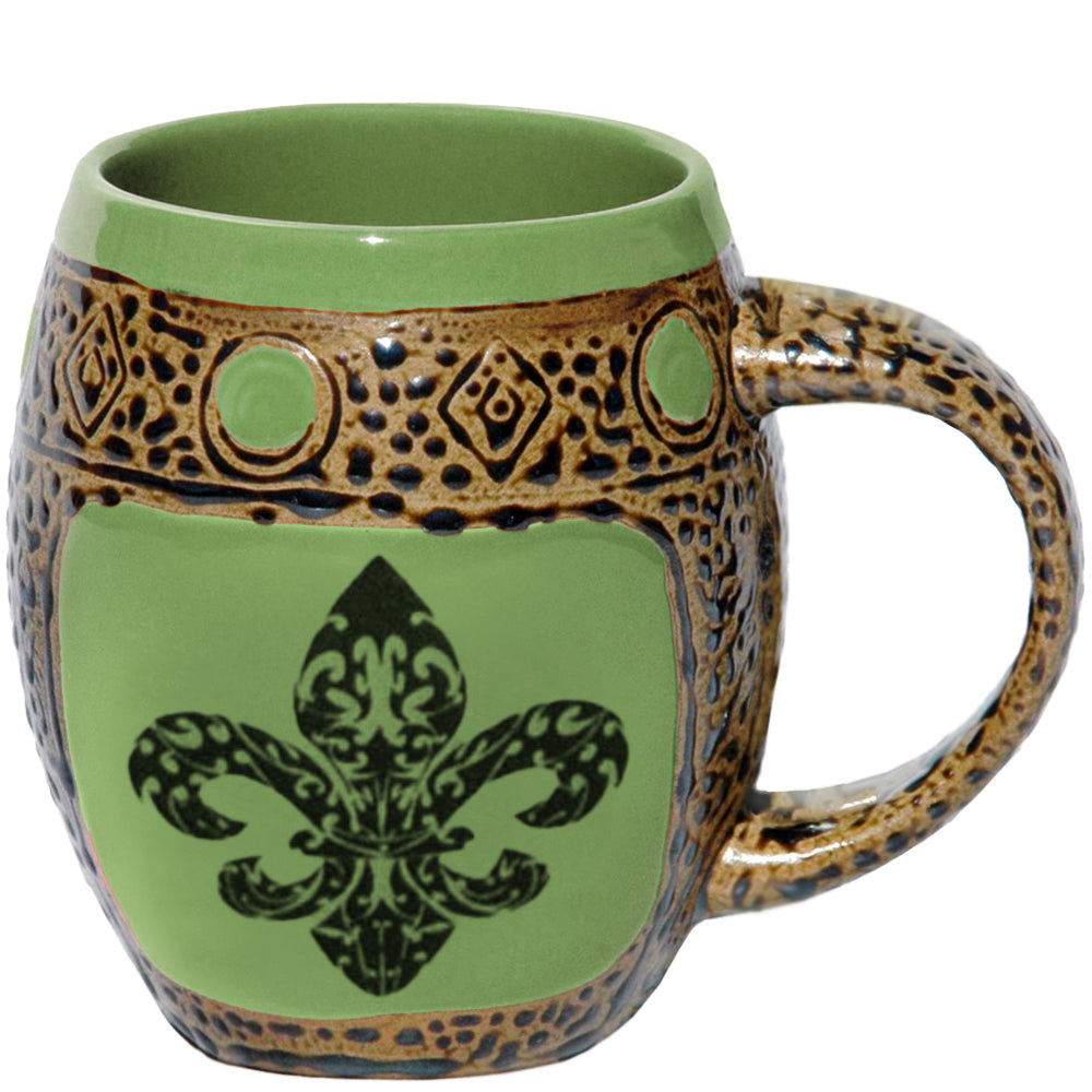 Fleur De Lis Green
