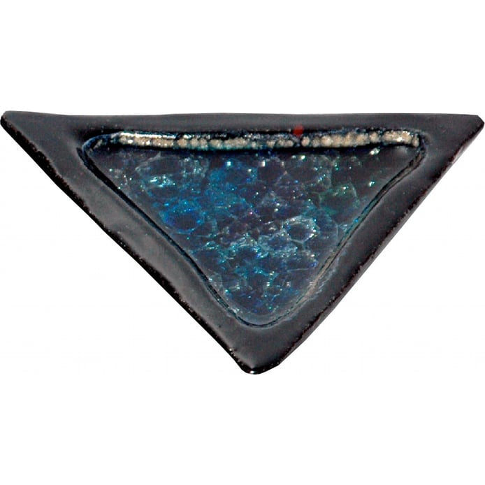 A Non-Pattern Glazed Fused Glass Triangle Tray