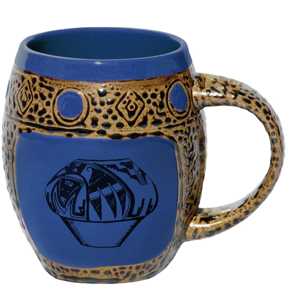 Indian Pots Blue
