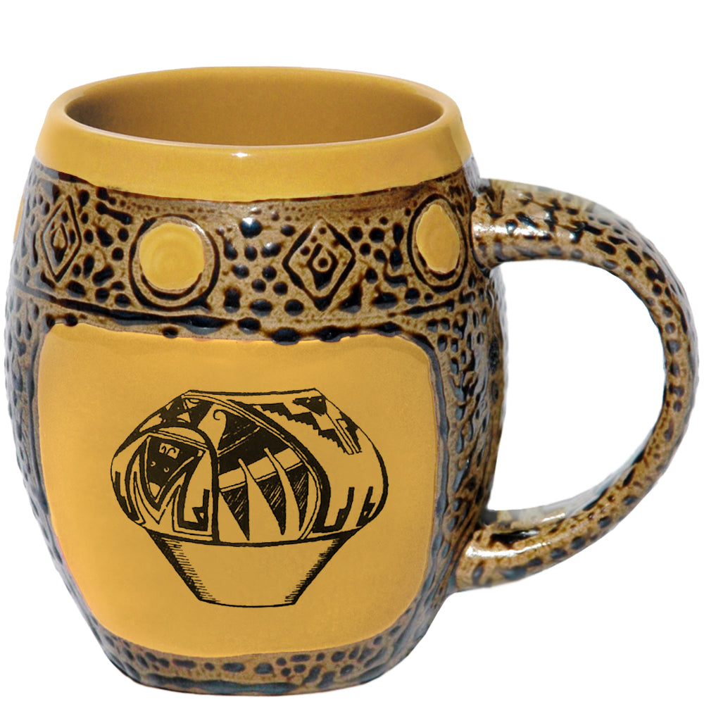 Indian Pots Yellow