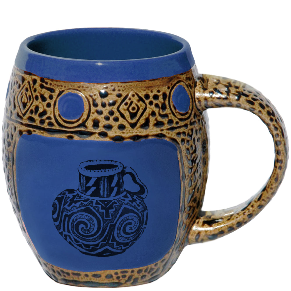 Indian Pots Blue