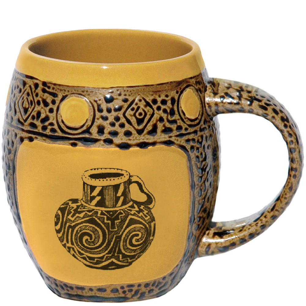 Indian Pots Yellow