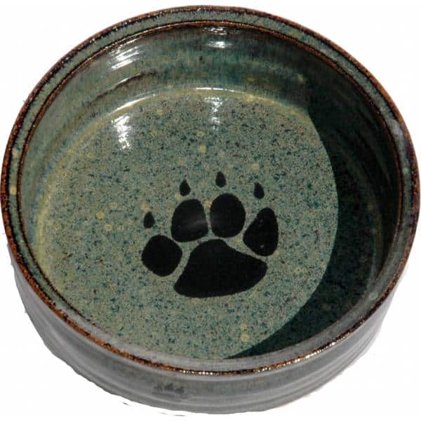 Small Dog Bowl with Paws