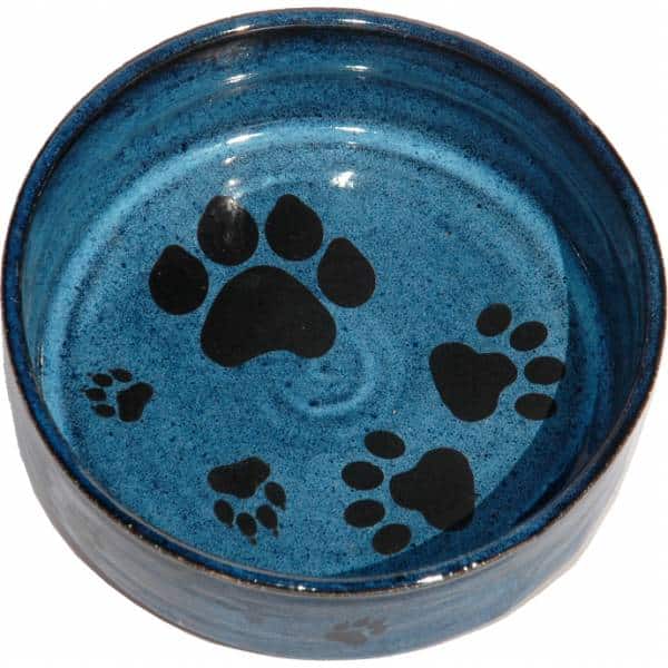 Large Dog Bowl with Paws